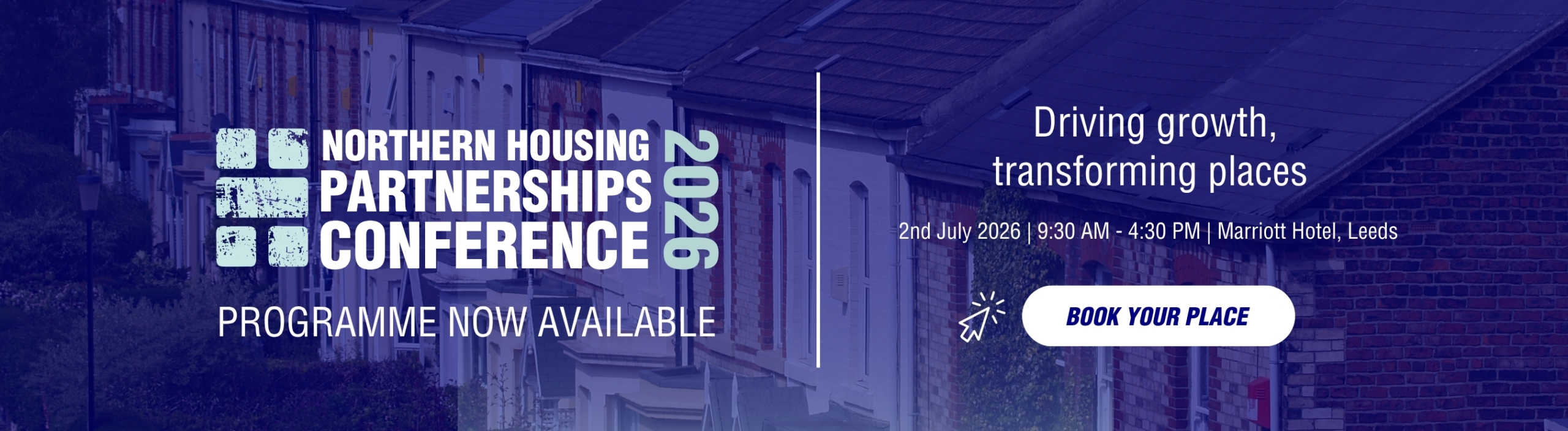 Northern Housing Partnerships banner - programme confirmed